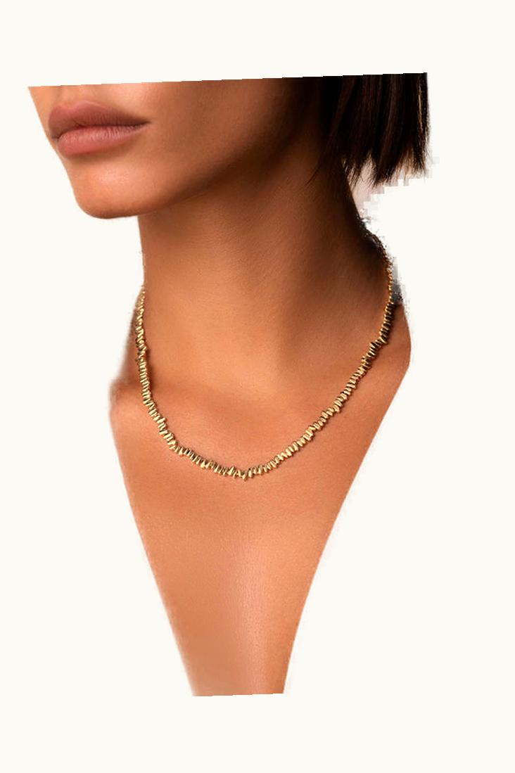 Suzanne Kalan Suzanne Kalan Golden Tennis Necklace UZ0181475