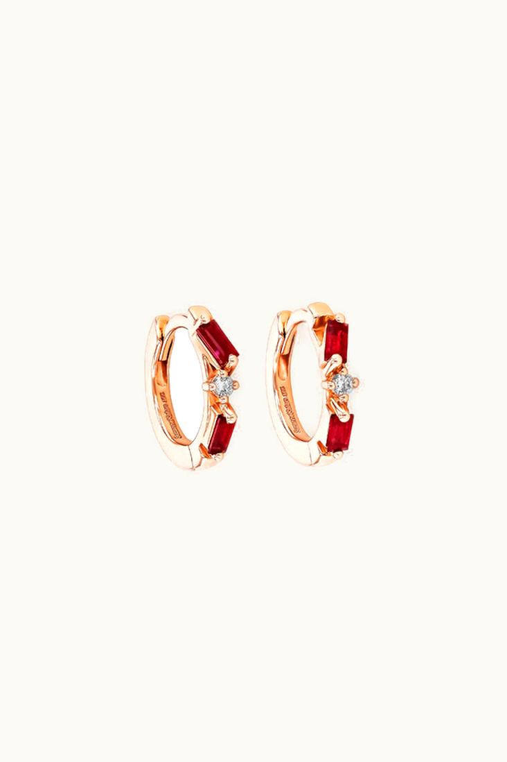 Suzanne Kalan Suzanne Kalan Thin Mix Ruby Huggies UZ0181564