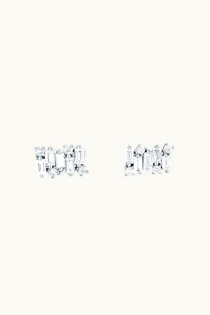 Suzanne Kalan Suzanne Kalan Classic Diamond Shimmer Studs UZ0181644
