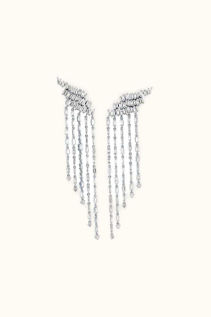 Suzanne Kalan Suzanne Kalan Classic Diamond Angel Drop Earrings