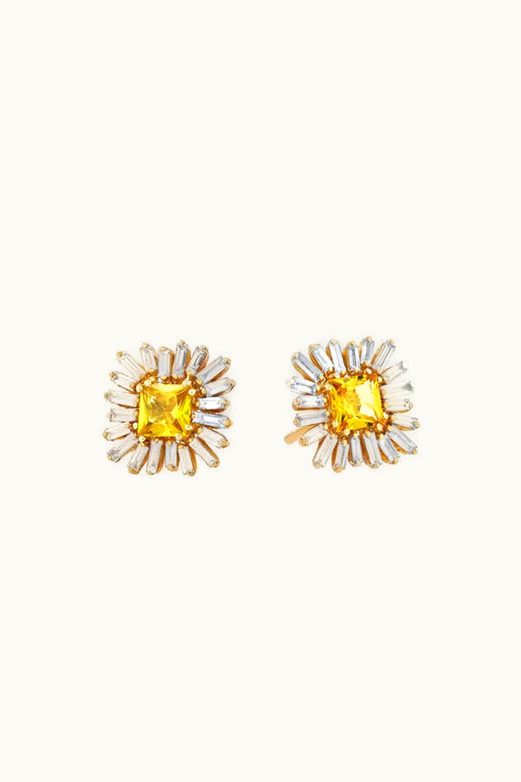 Suzanne Kalan Suzanne Kalan Princess Bella Yellow Sapphire Studs UZ0181662