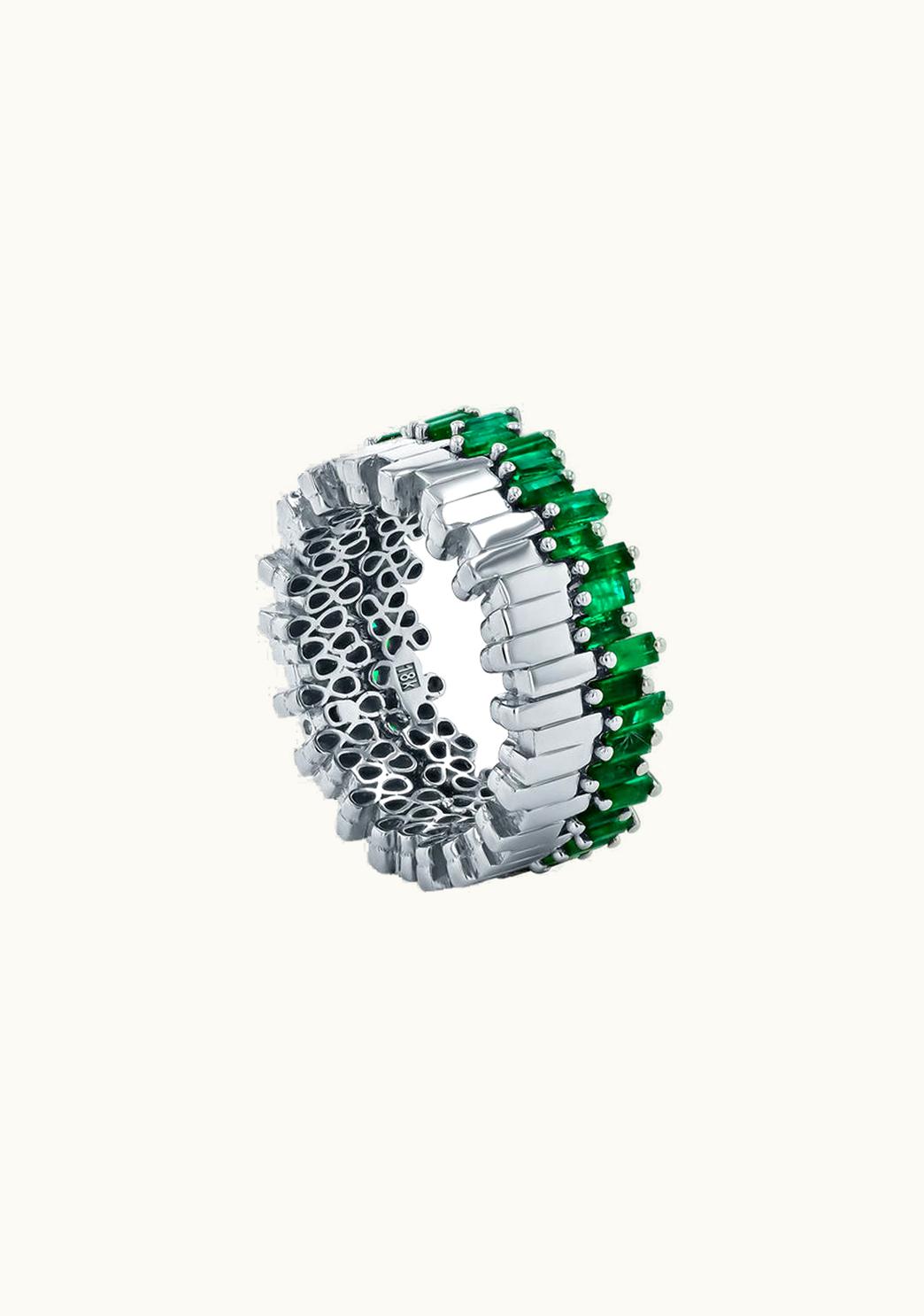 Suzanne Kalan Suzanne Kalan Golden Midi Stacker Ruby Eternity Band UZ0181702