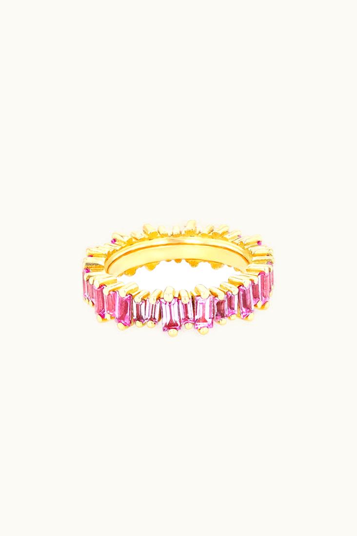 Suzanne Kalan Suzanne Kalan Bold Pink Sapphire Eternity Band UZ0181732