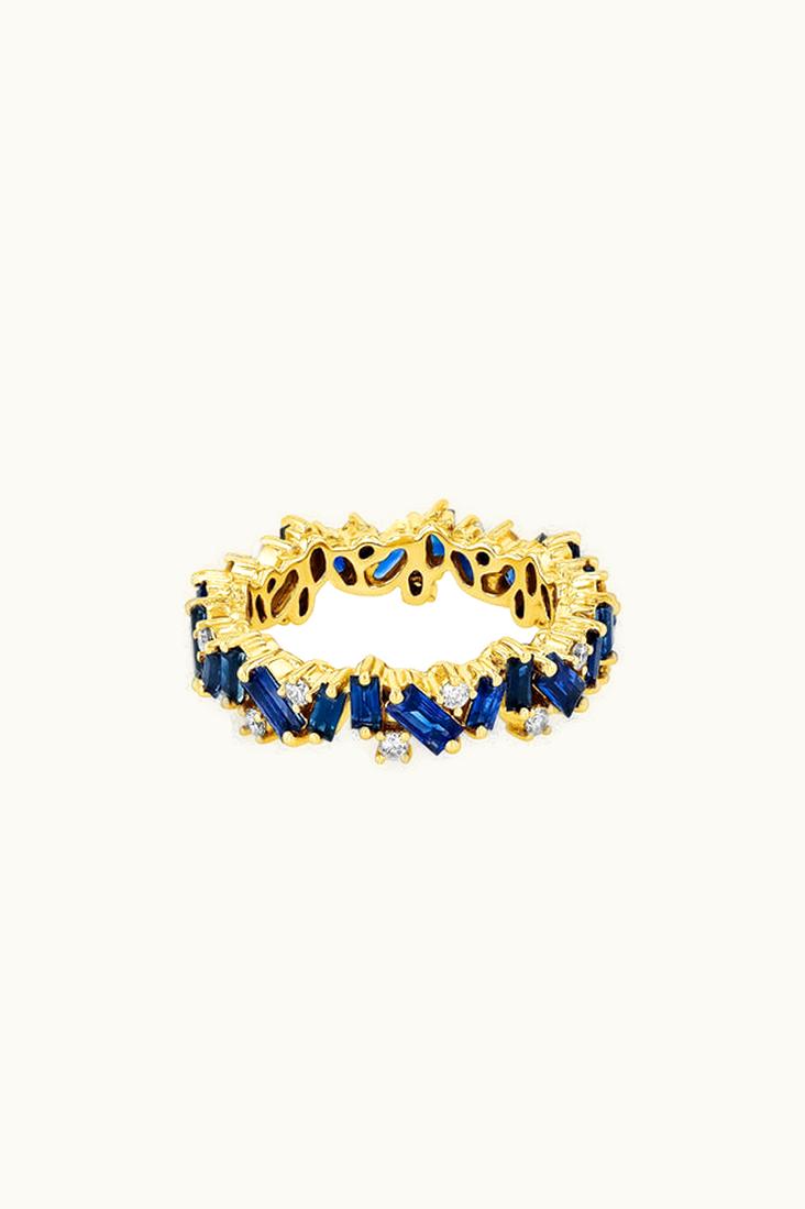 Suzanne Kalan Suzanne Kalan Frenzy Dark Blue Sapphire Eternity Band UZ0181733