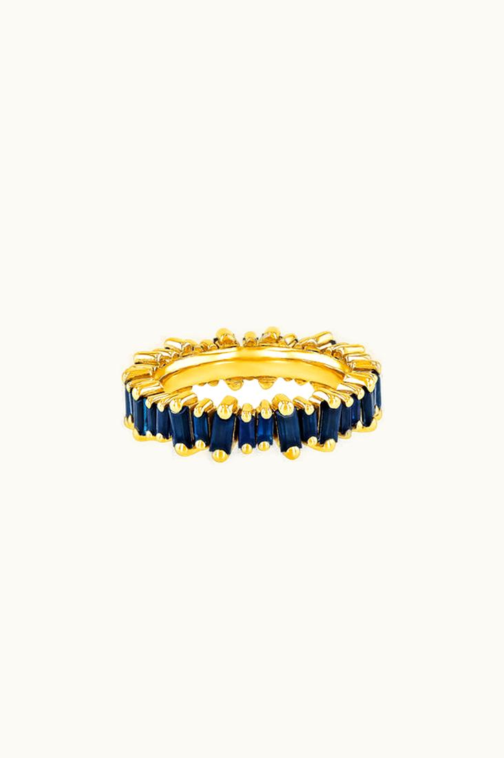 Suzanne Kalan Suzanne Kalan Bold Dark Blue Sapphire Eternity Band UZ0181741