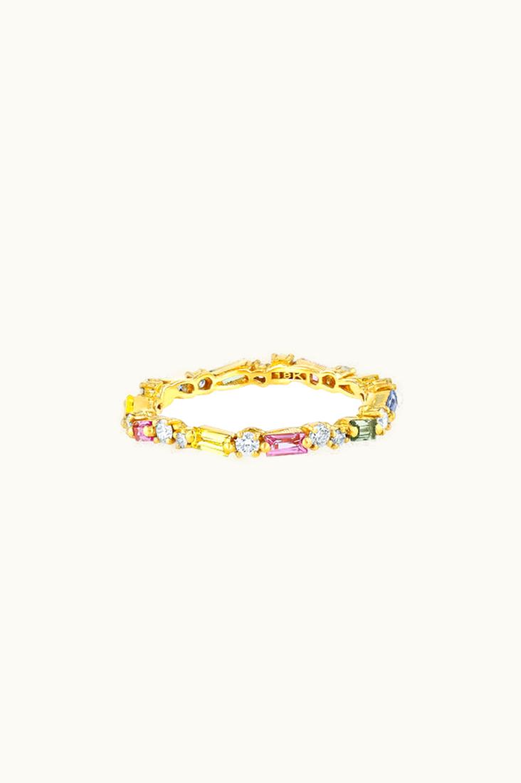 Suzanne Kalan Suzanne Kalan Thin Mix Pastel Sapphire Eternity Band UZ0181748
