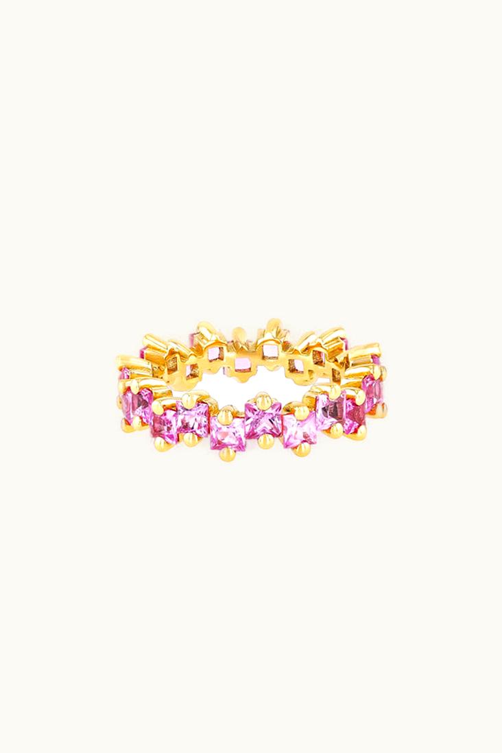 Suzanne Kalan Suzanne Kalan Princess Milli Pink Sapphire Eternity Band UZ0181782