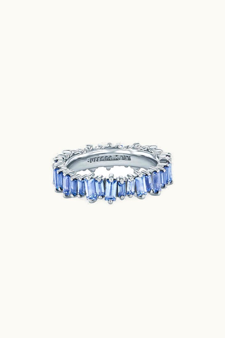 Suzanne Kalan Suzanne Kalan Bold Light Blue Sapphire Eternity Band UZ0181808