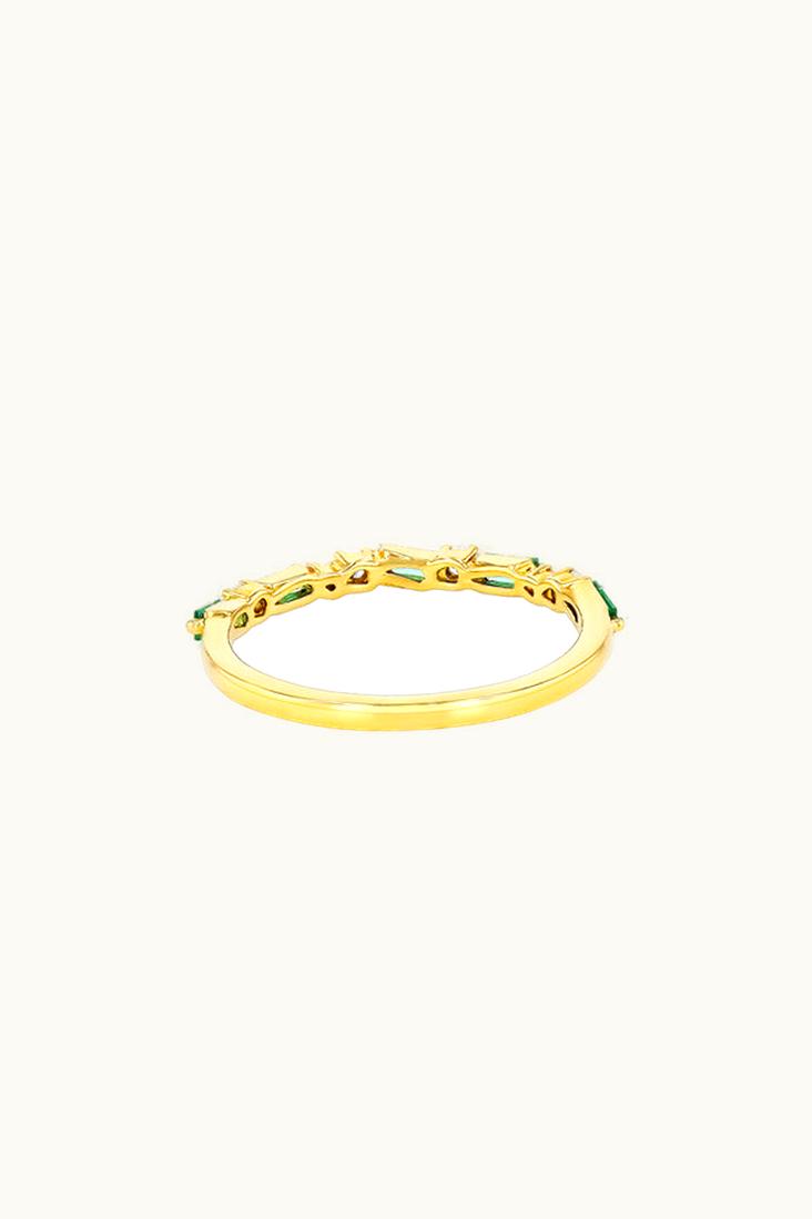 Suzanne Kalan Suzanne Kalan Thin Mix Emerald Half Band UZ0181813