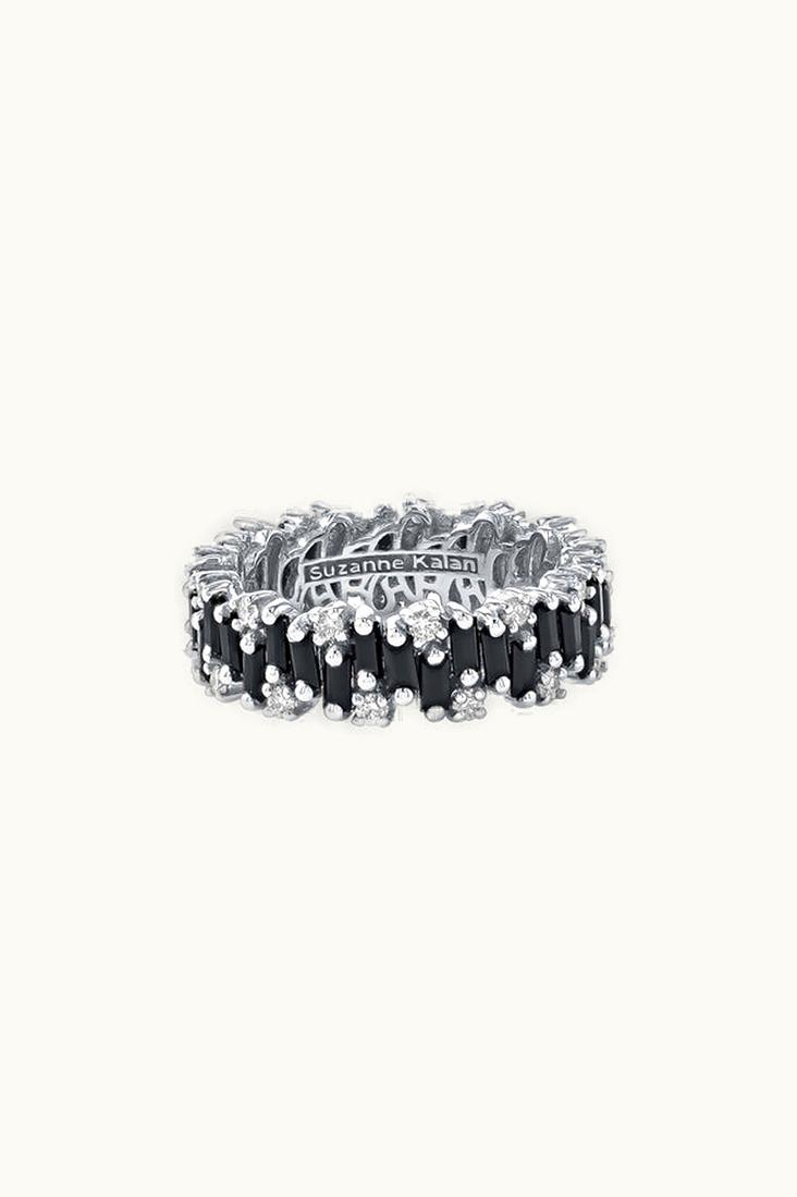 Suzanne Kalan Suzanne Kalan Shimmer Alaia Black Sapphire Eternity Band UZ0181837