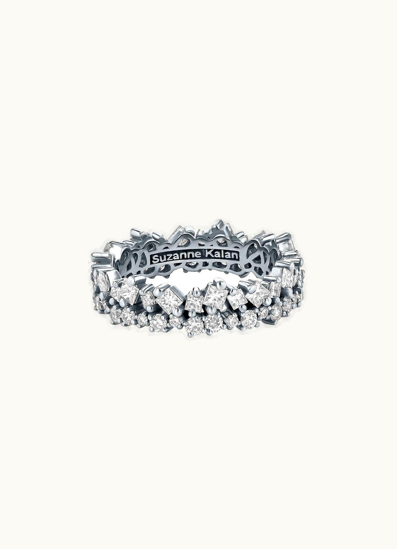 Suzanne Kalan Suzanne Kalan Princess Short Stack Diamond Eternity Band UZ0181843