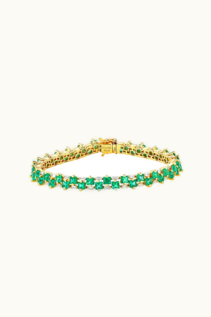 Suzanne Kalan Suzanne Kalan Princess Midi Emerald Tennis Bracelet UZ0181887