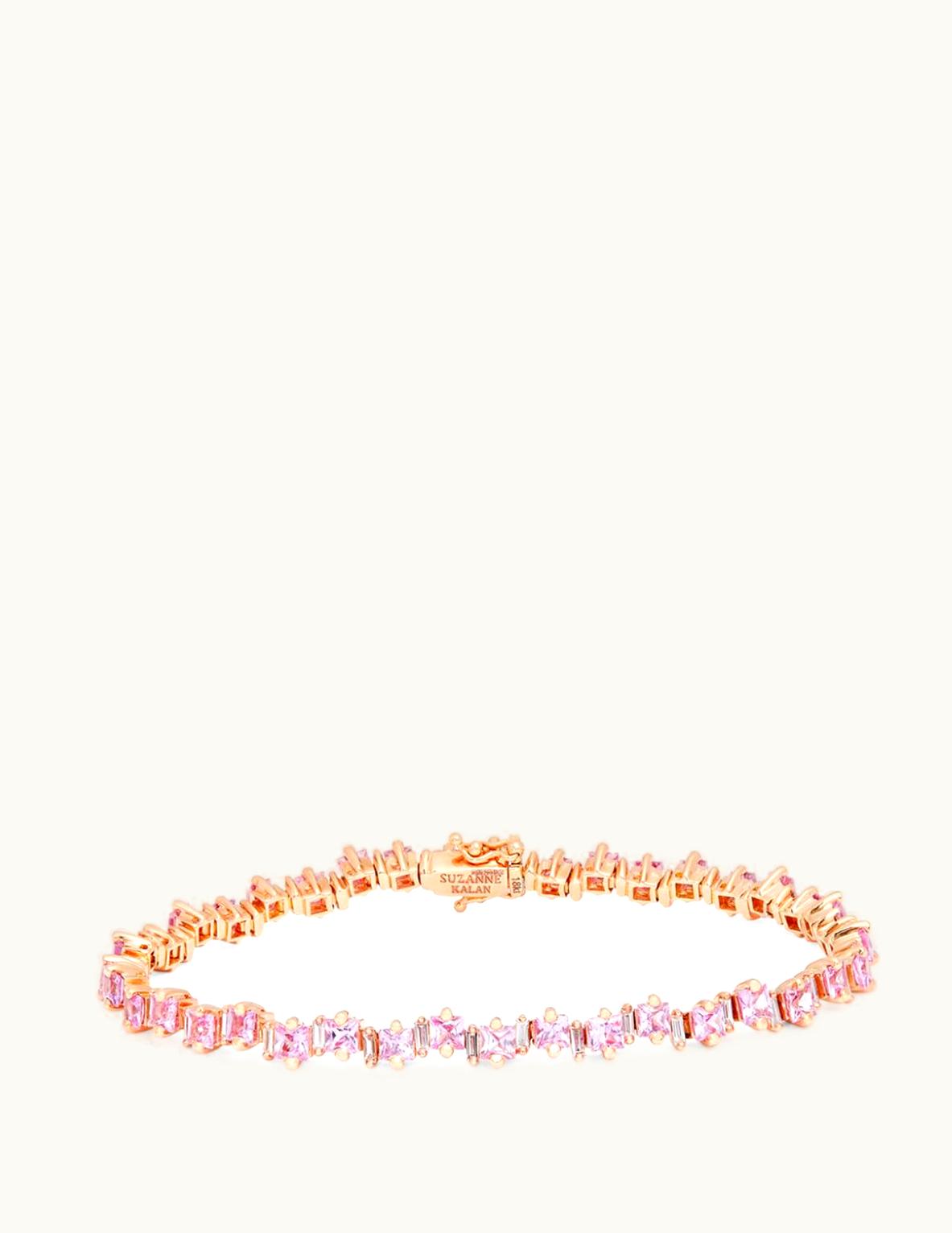 Suzanne Kalan Suzanne Kalan Princess Midi Pink Sapphire Tennis Bracelet UZ0181907