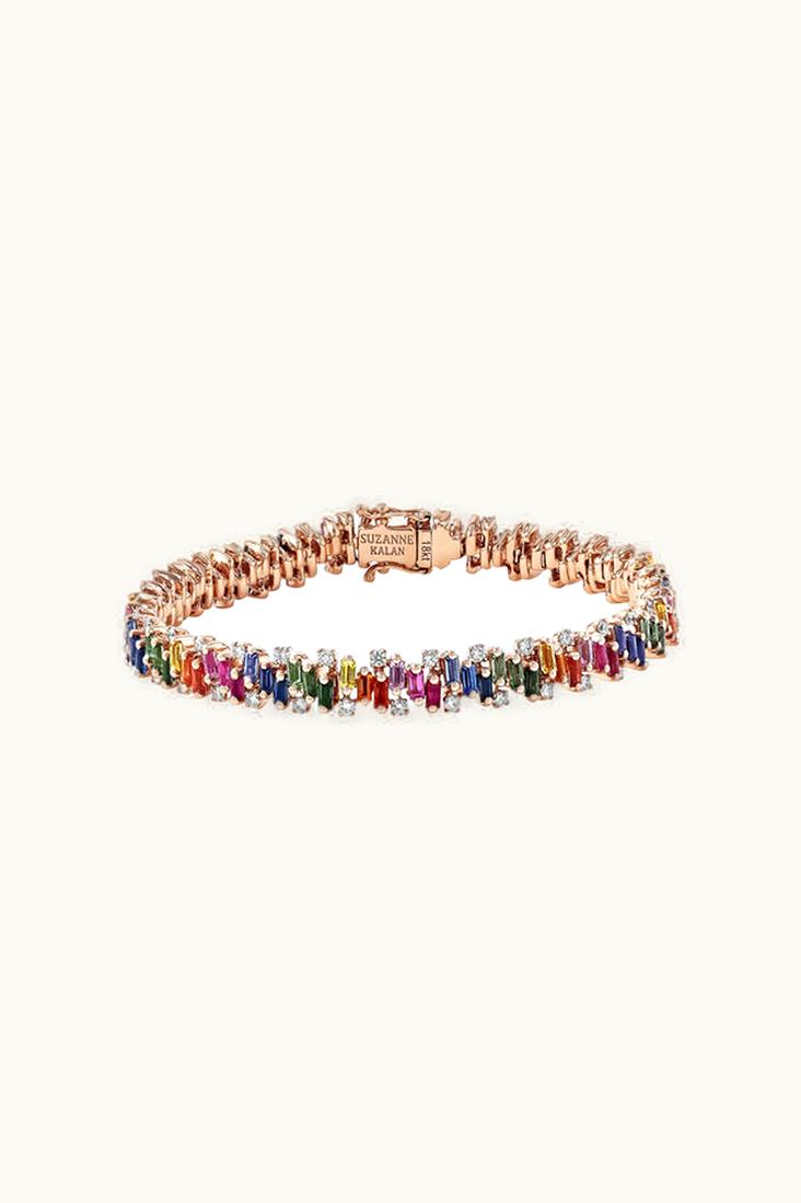Suzanne Kalan Suzanne Kalan Shimmer Rainbow Sapphire Tennis Bracelet UZ0181932