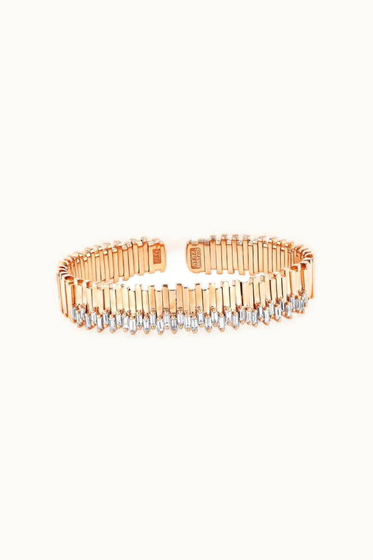 Suzanne Kalan Suzanne Kalan Golden Midi Stacker Diamond Bangle UZ0181941