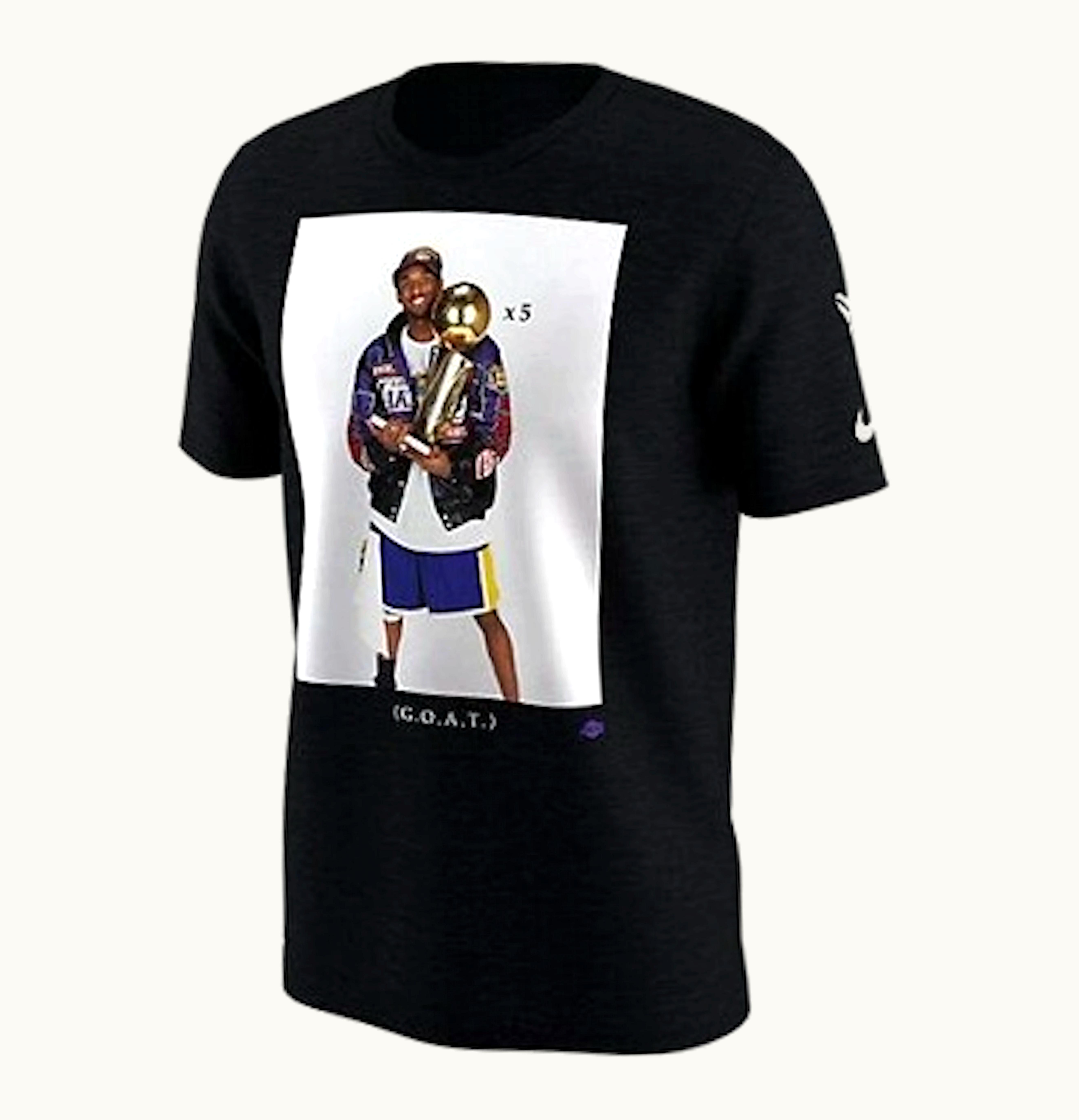 Nike Nike Kobe Bryant Trophy Retirement GOAT Dri Fit T shirt Black