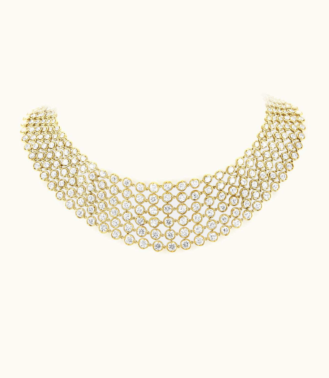 Van Cleef & Arpels Palmyre Necklace. 18k Yellow Gold, Diamonds VCARO3RC00