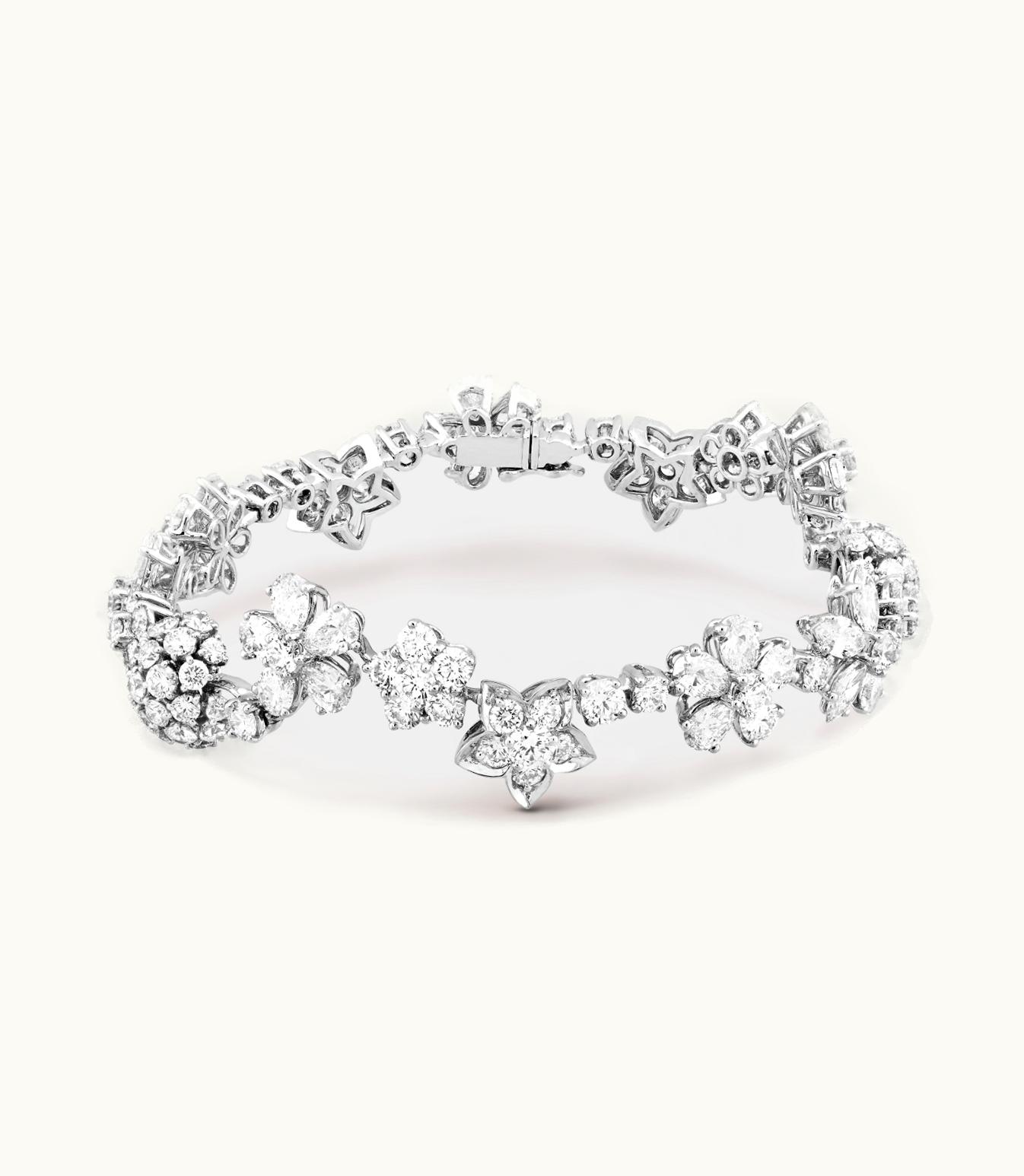 Van Cleef & Arpels Van Cleef & Arpels Folie Des Prés Bracelet White Diamond High Jewelry