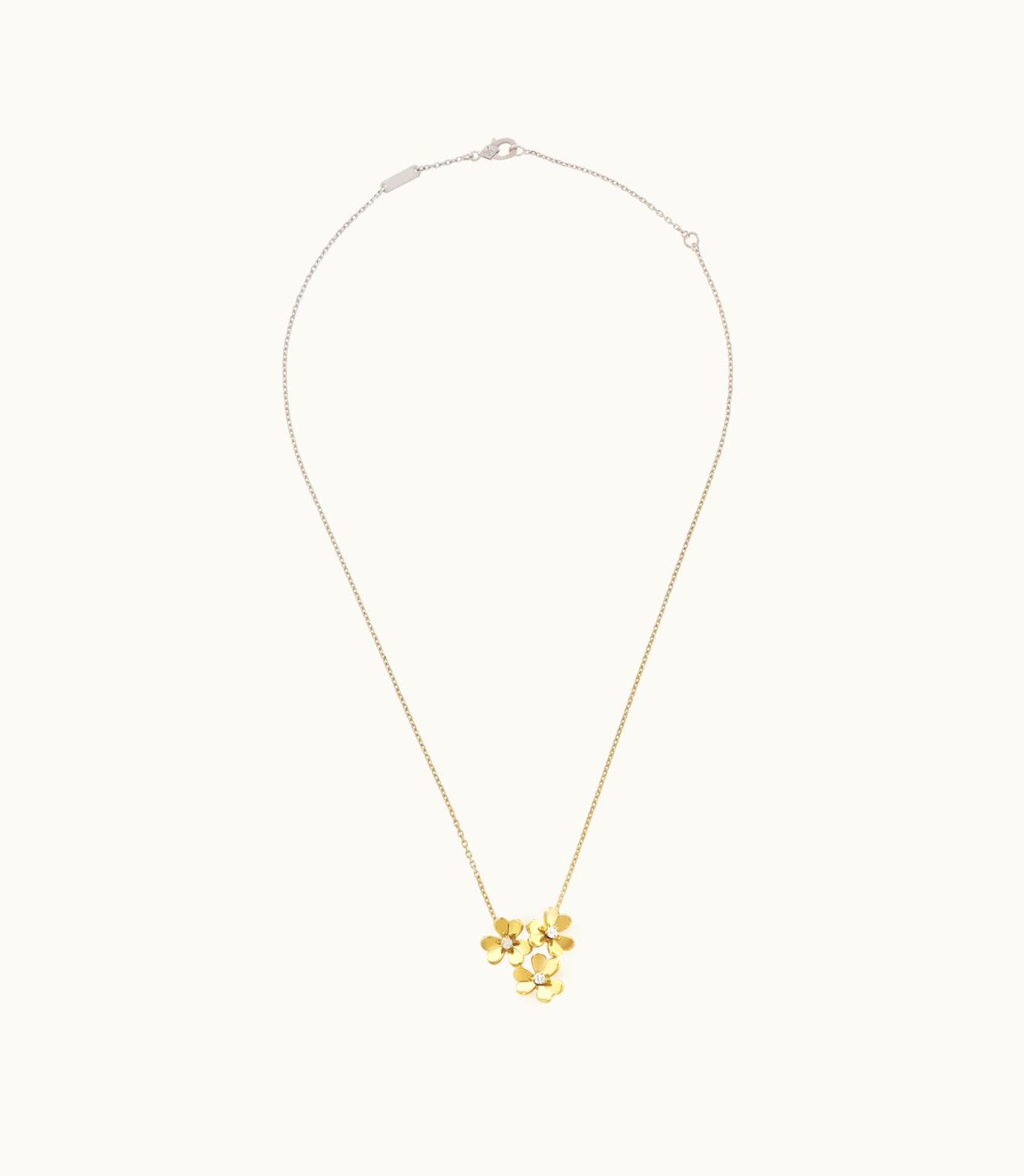 Van Cleef & Arpels Van Cleef & Arpels Frivole Pendant, 3 Flowers, Mini Model Flora