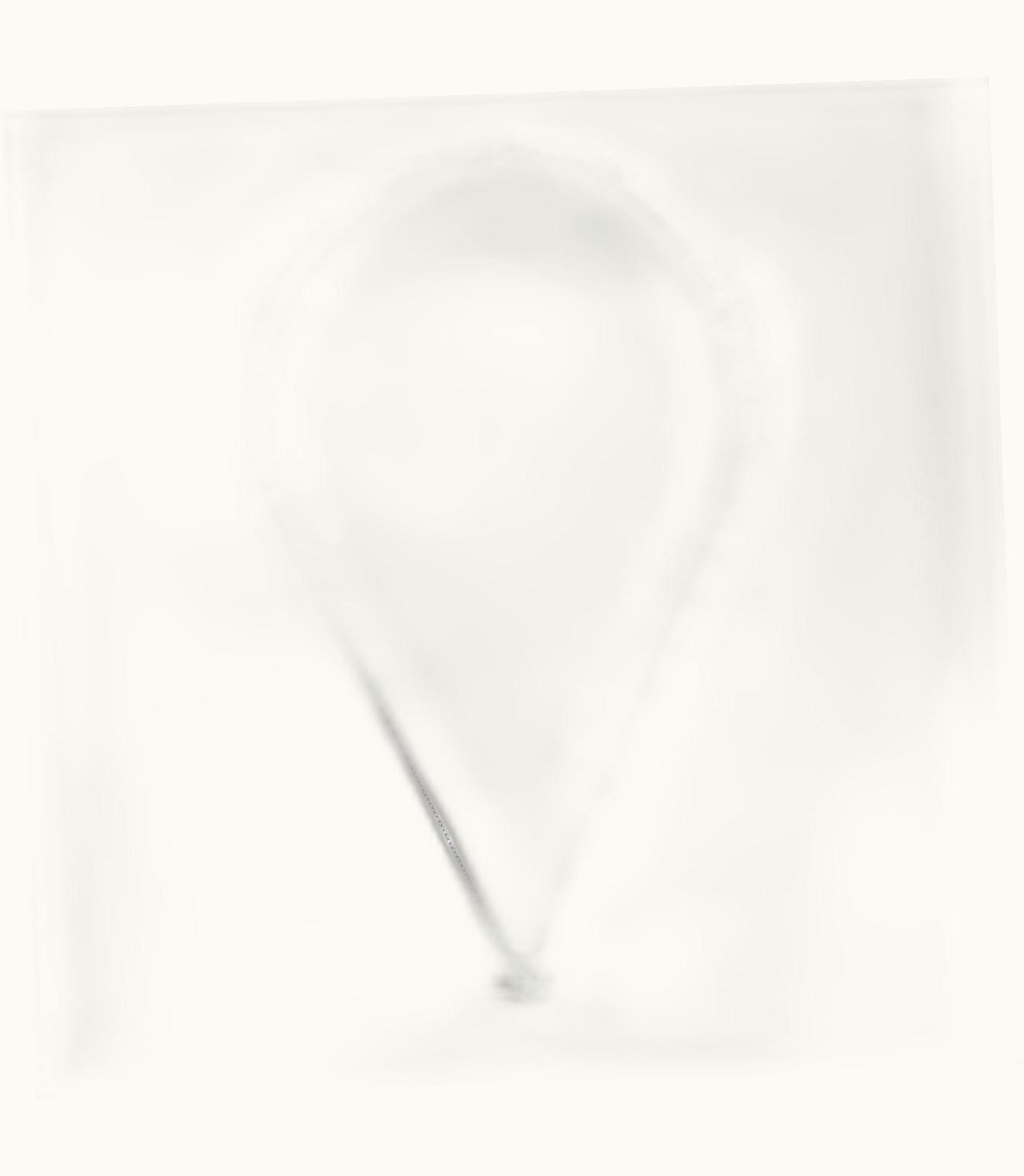 Van Cleef & Arpels Frivole Pendant, Mini Model, Rhodium Plated 18k White Gold, Diamond