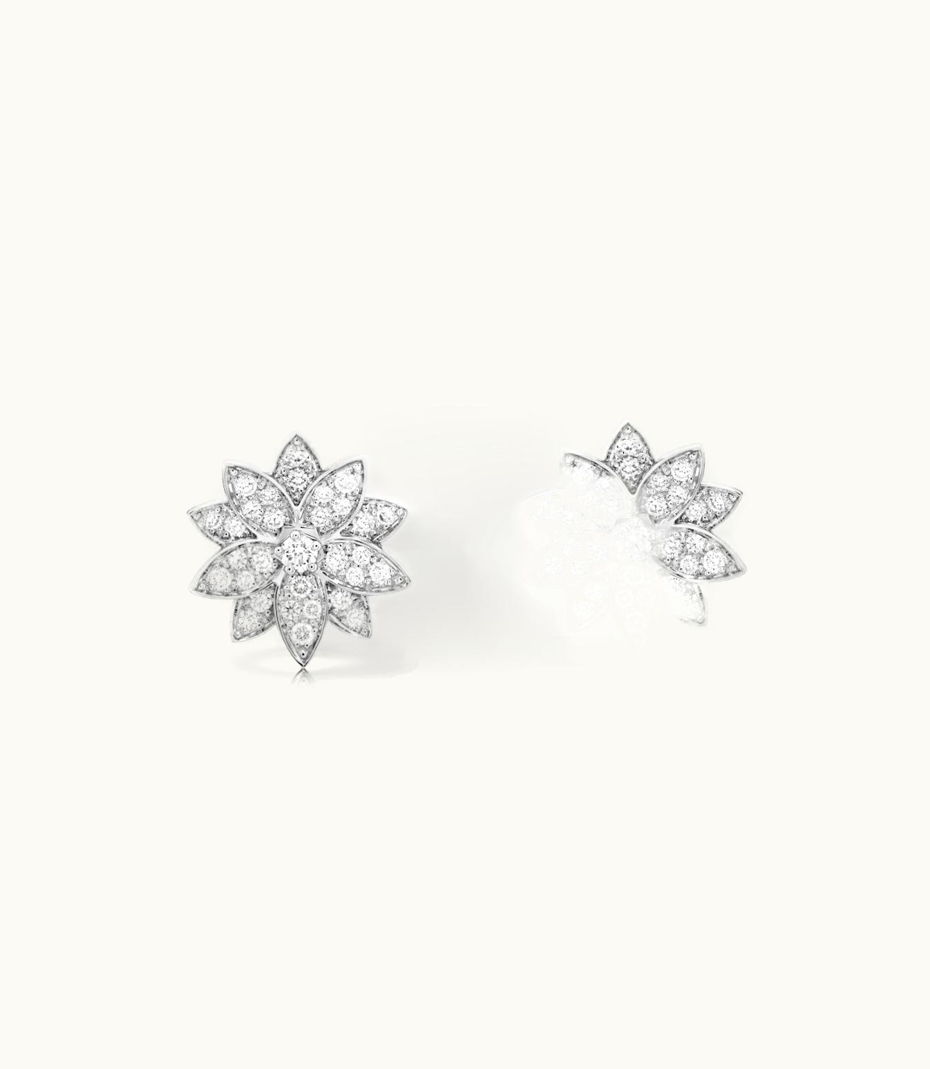 Van Cleef & Arpels Van Cleef & Arpels Lotus Earrings, Small Model Flora