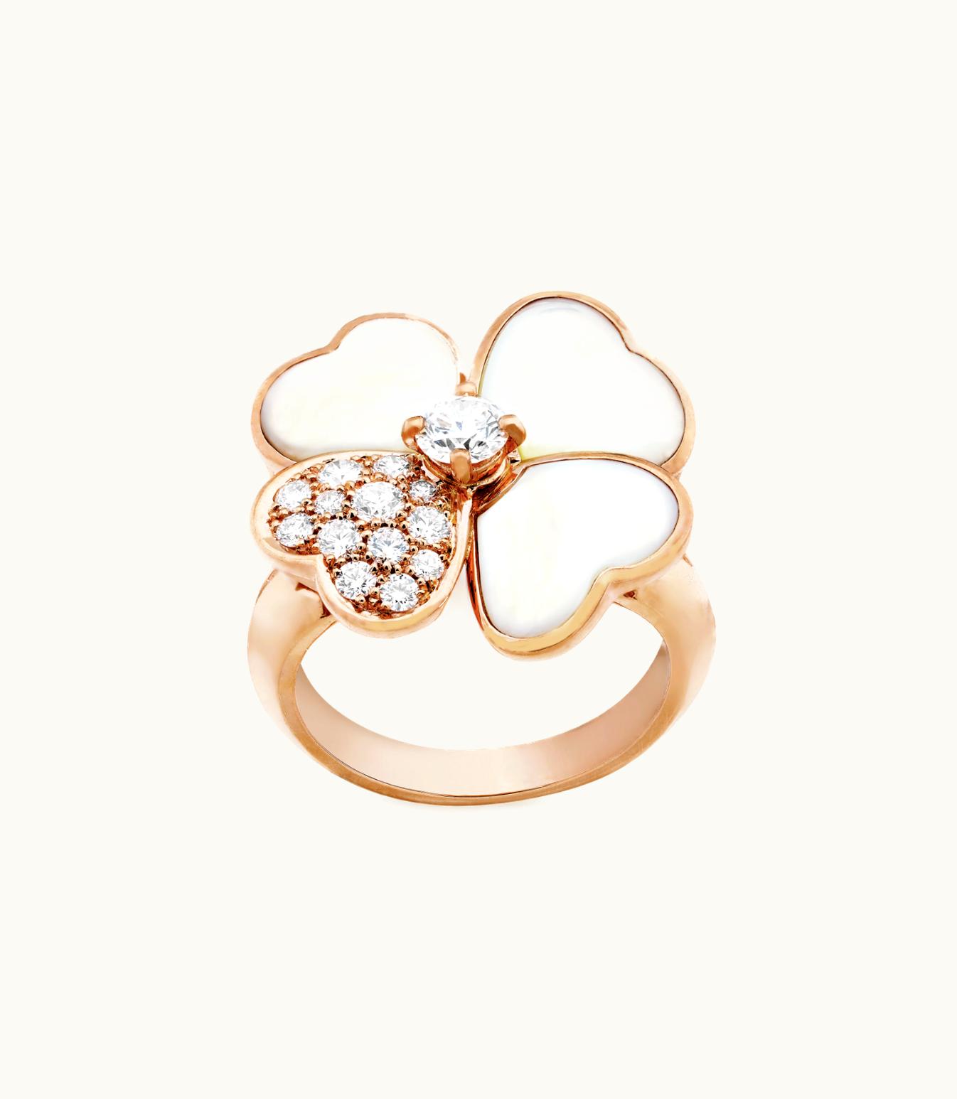 Van Cleef & Arpels Van Cleef & Arpels Cosmos Ring, Medium Model Flora
