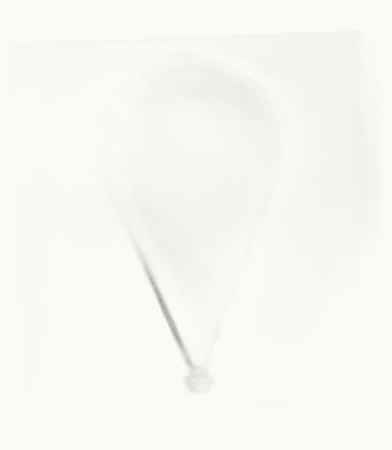 Van Cleef & Arpels Frivole Pendant, Small Model, Rhodium Plated 18k White Gold, Diamonds