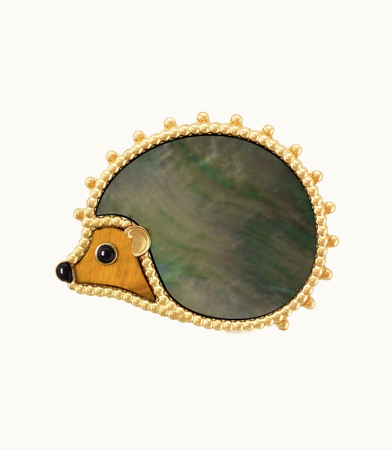Van Cleef & Arpels Van Cleef & Arpels Lucky Animals Hedgehog Clip Fauna