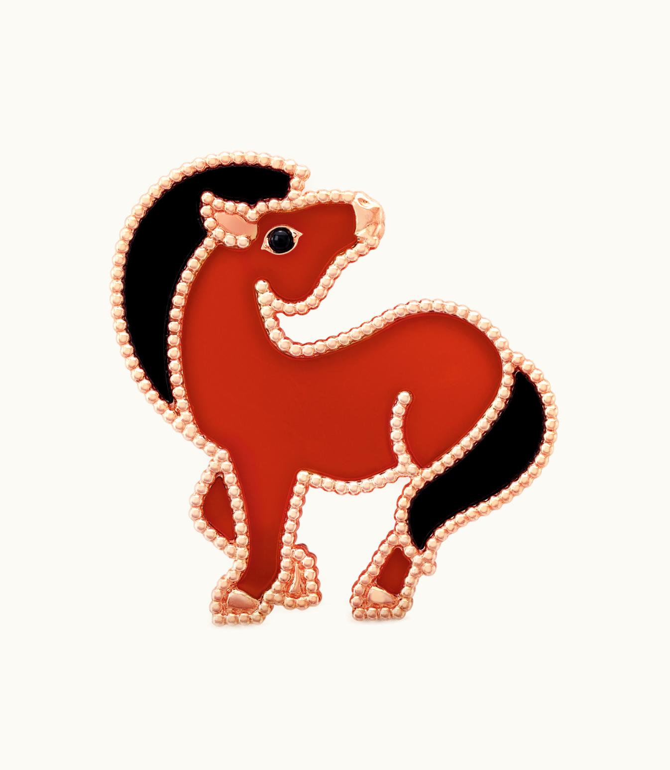 Van Cleef & Arpels Van Cleef & Arpels Lucky Animals Horse Clip Fauna