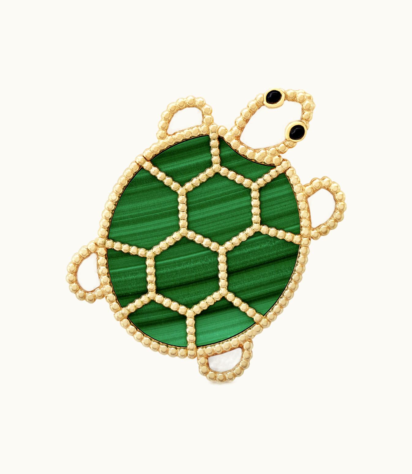 Van Cleef & Arpels Van Cleef & Arpels Lucky Animals Turtle Clip Fauna