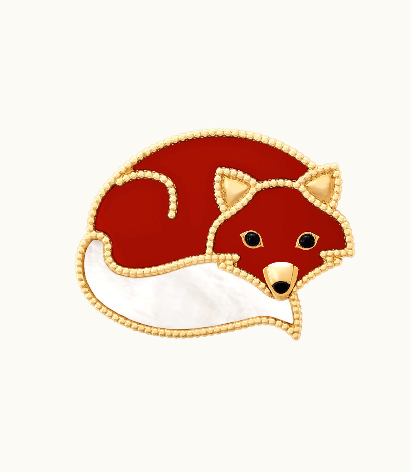 Van Cleef & Arpels Van Cleef & Arpels Lucky Animals Fox Clip Fauna