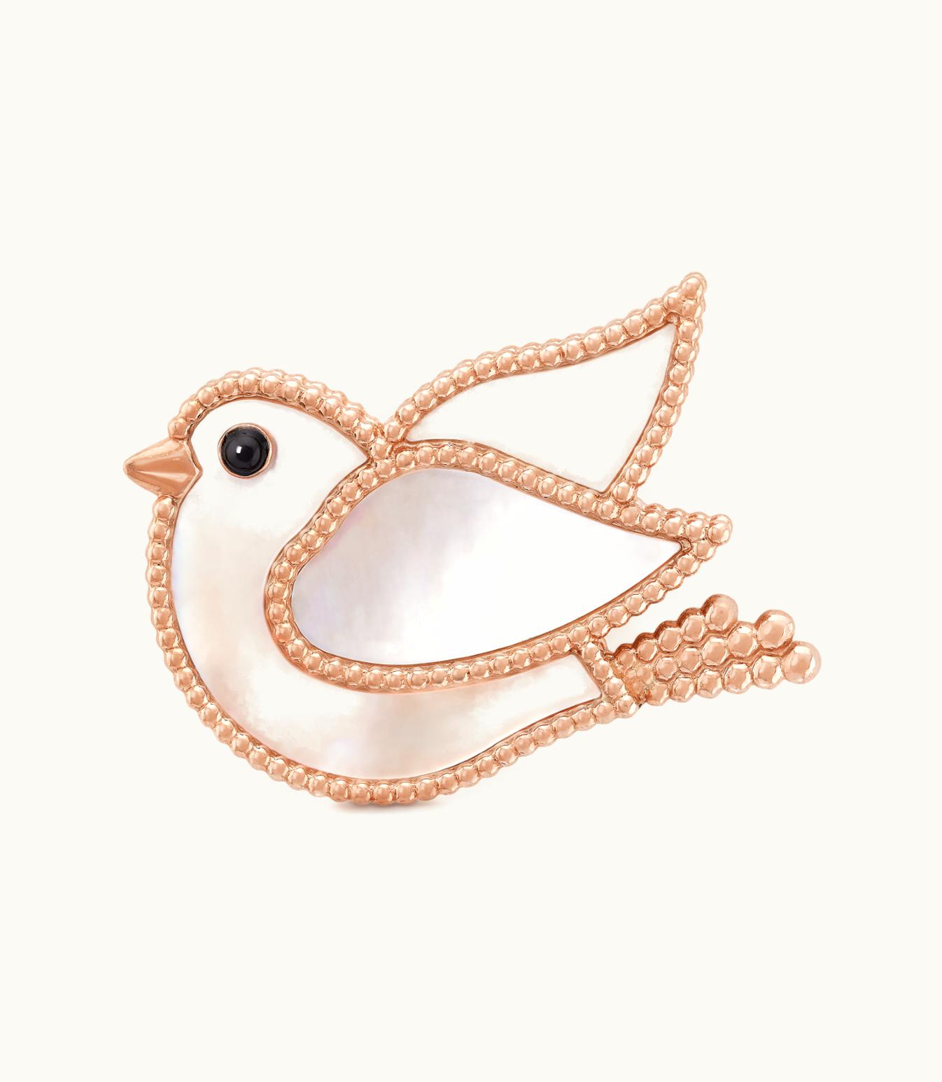 Van Cleef & Arpels Van Cleef & Arpels Lucky Animals Dove Clip Fauna