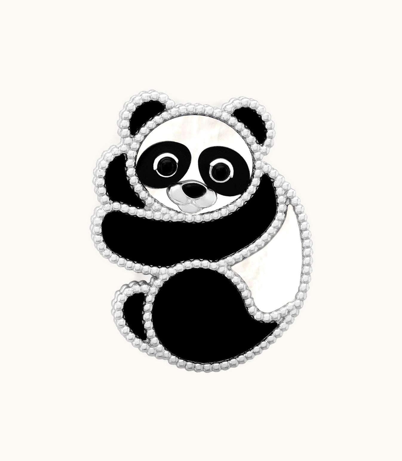 Van Cleef & Arpels Van Cleef & Arpels Lucky Animals Panda Clip Fauna