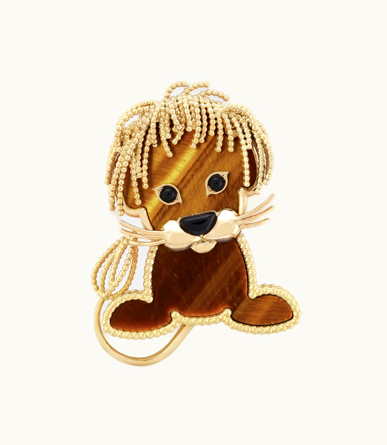 Van Cleef & Arpels Van Cleef & Arpels Lucky Animals Lion Clip Fauna