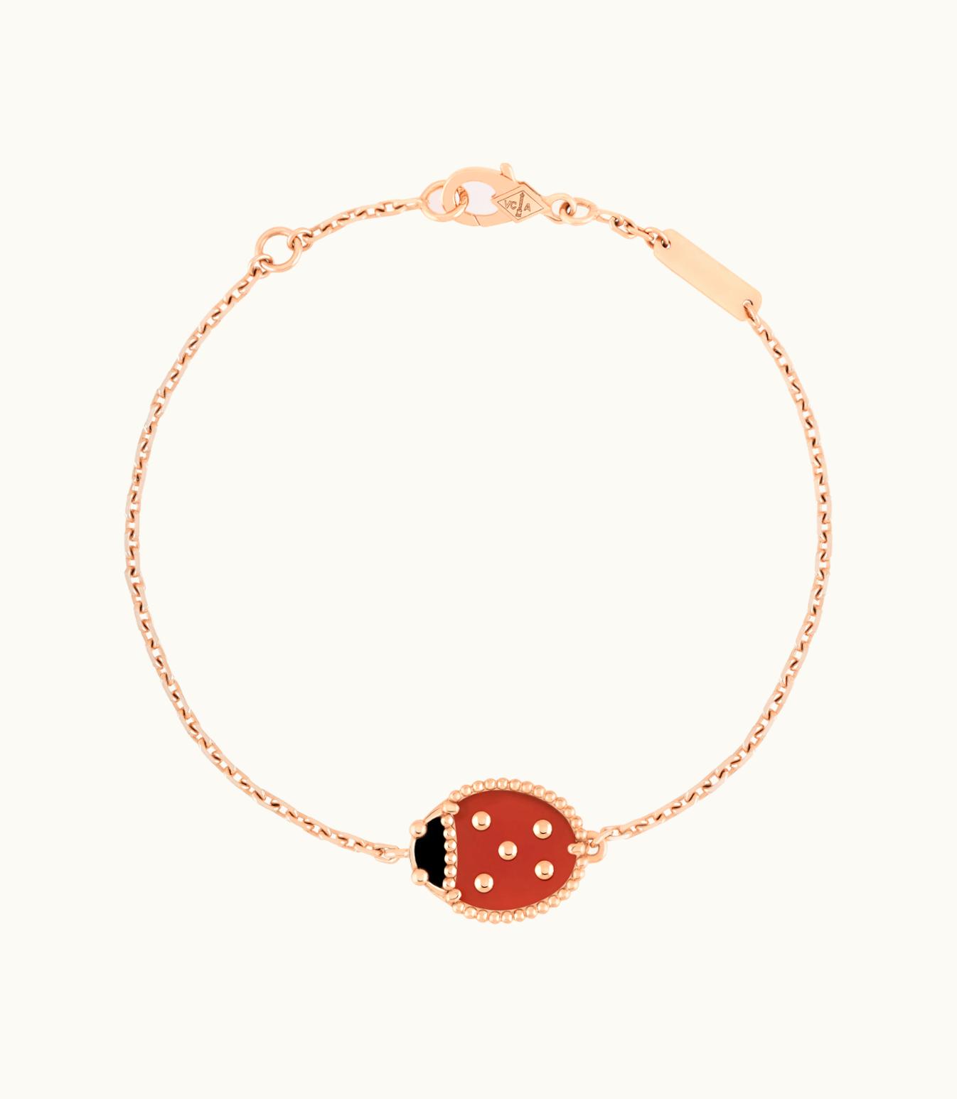 Van Cleef & Arpels Van Cleef & Arpels Lucky Spring Bracelet, Closed Wings Ladybug Fauna