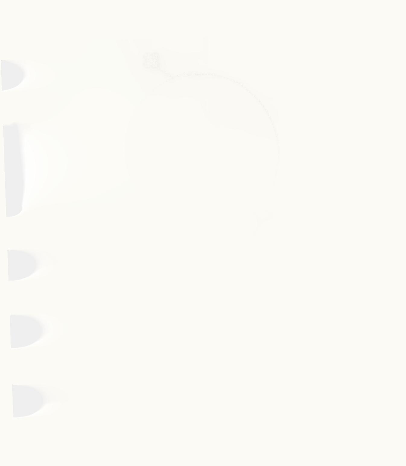 Van Cleef & Arpels Magic Alhambra Necklace, 6 Motifs, Rhodium Plated 18k White Gold, Diamonds