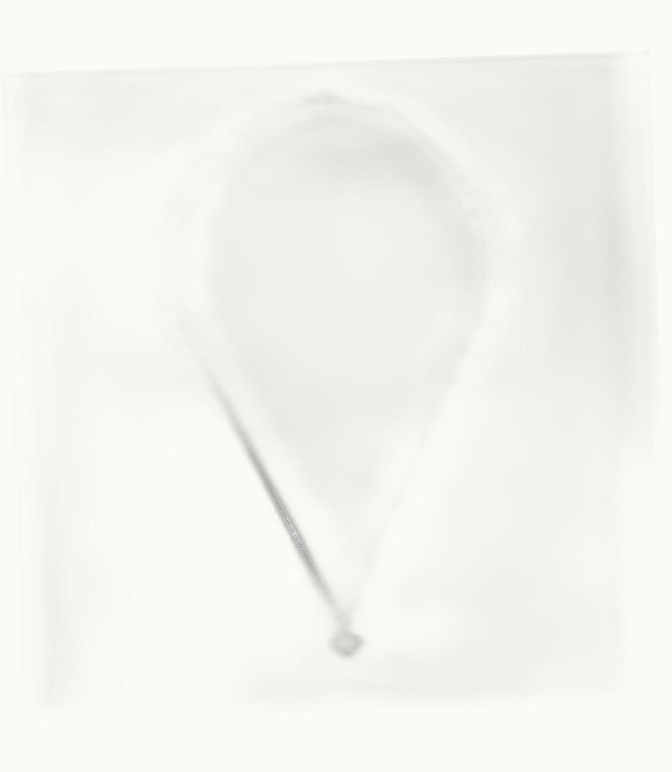 Van Cleef & Arpels Sweet Alhambra Pendant, Rhodium Plated 18k White Gold, Diamonds