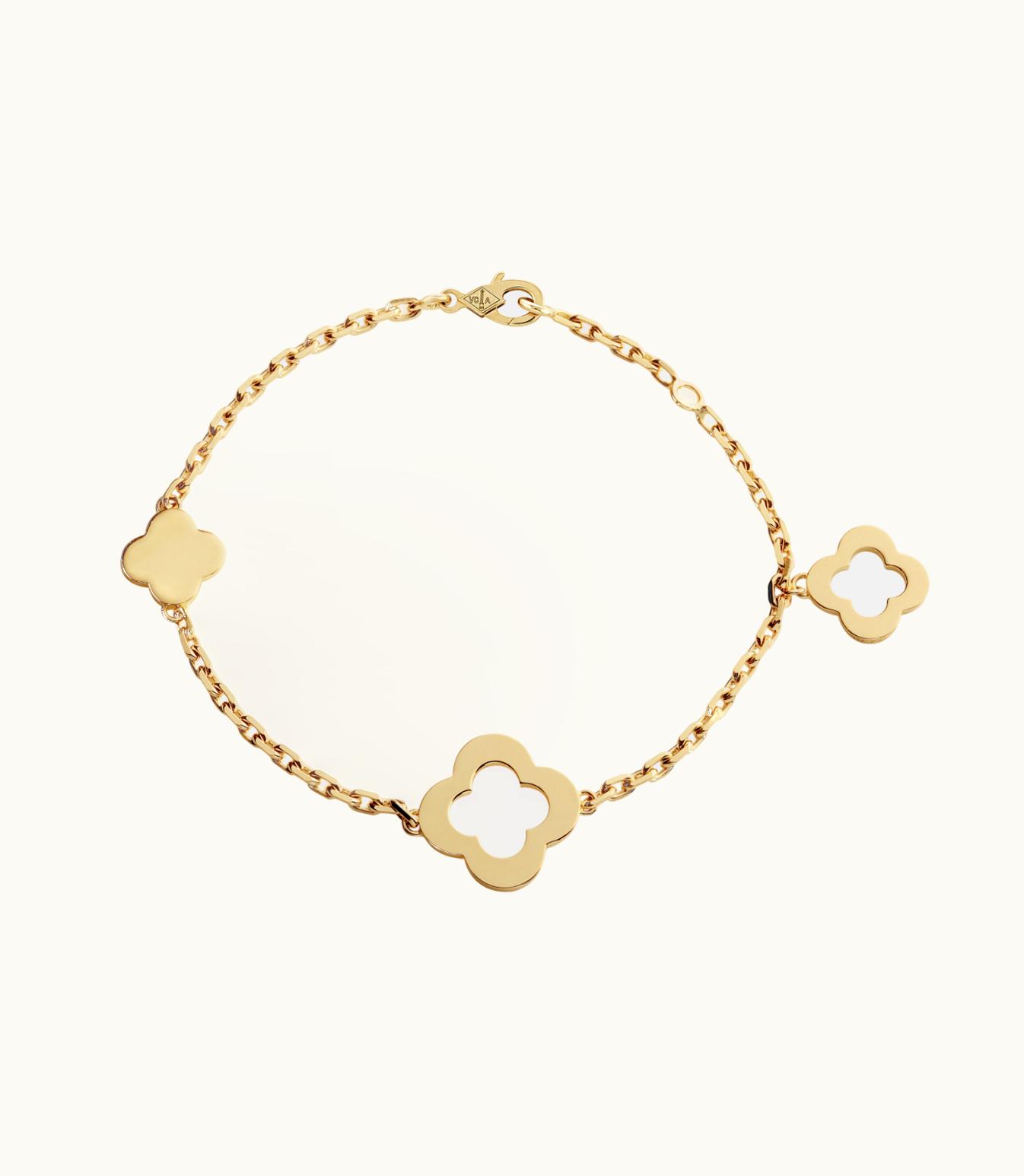 Van Cleef & Arpels Van Cleef & Arpels Byzantine Alhambra Bracelet, 3 Motifs Alhambra®