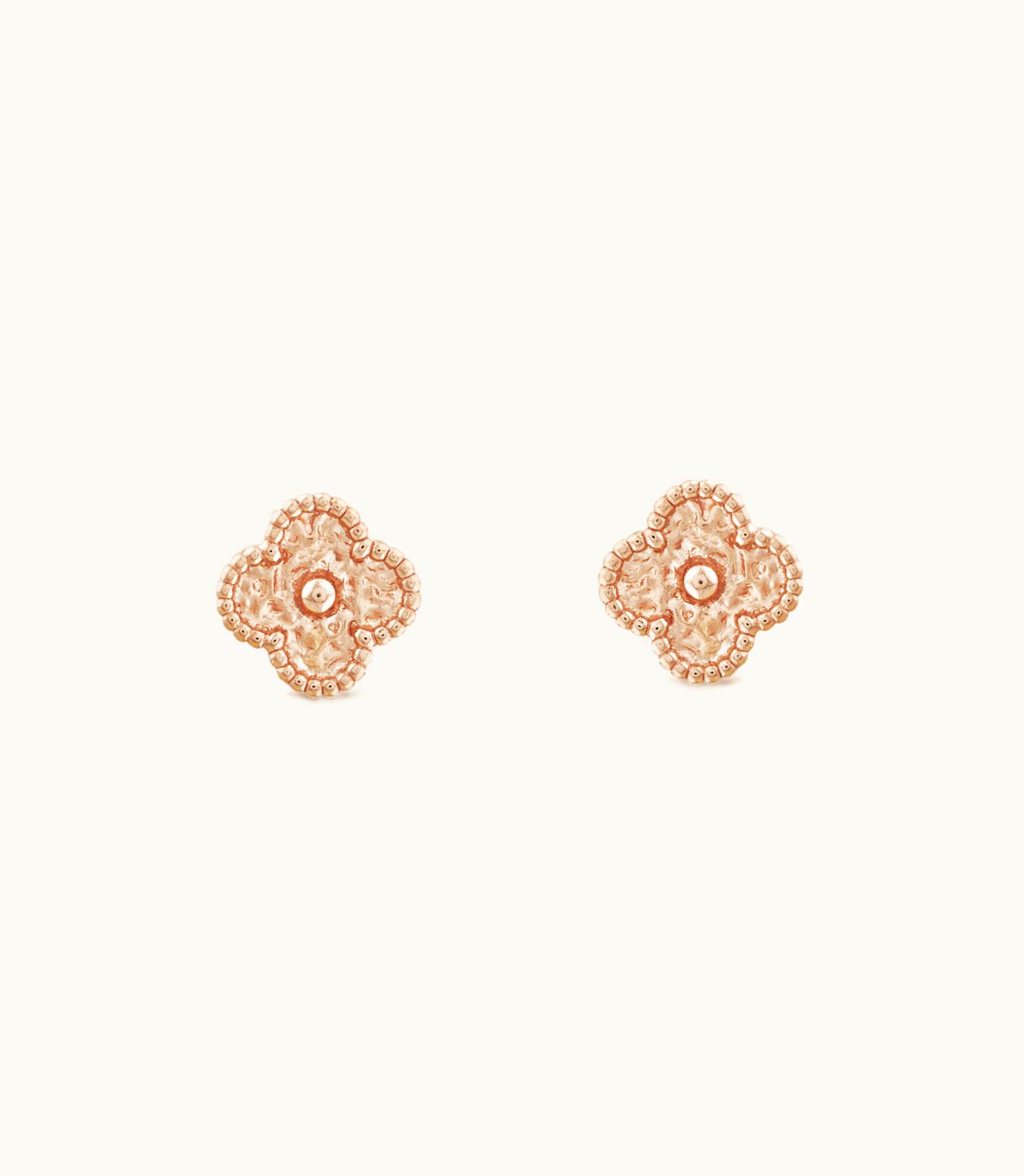 Van Cleef & Arpels Sweet Alhambra Earstuds, 18k Rose Gold