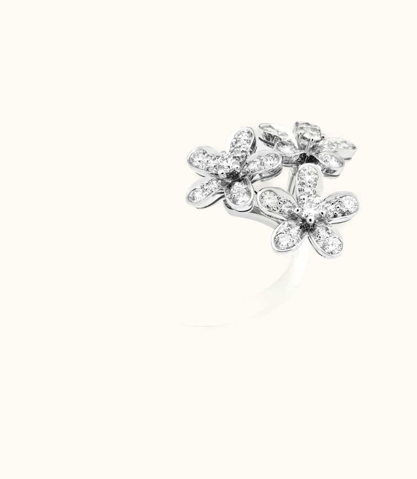 Van Cleef & Arpels Van Cleef & Arpels Socrate Between The Finger Ring Flora