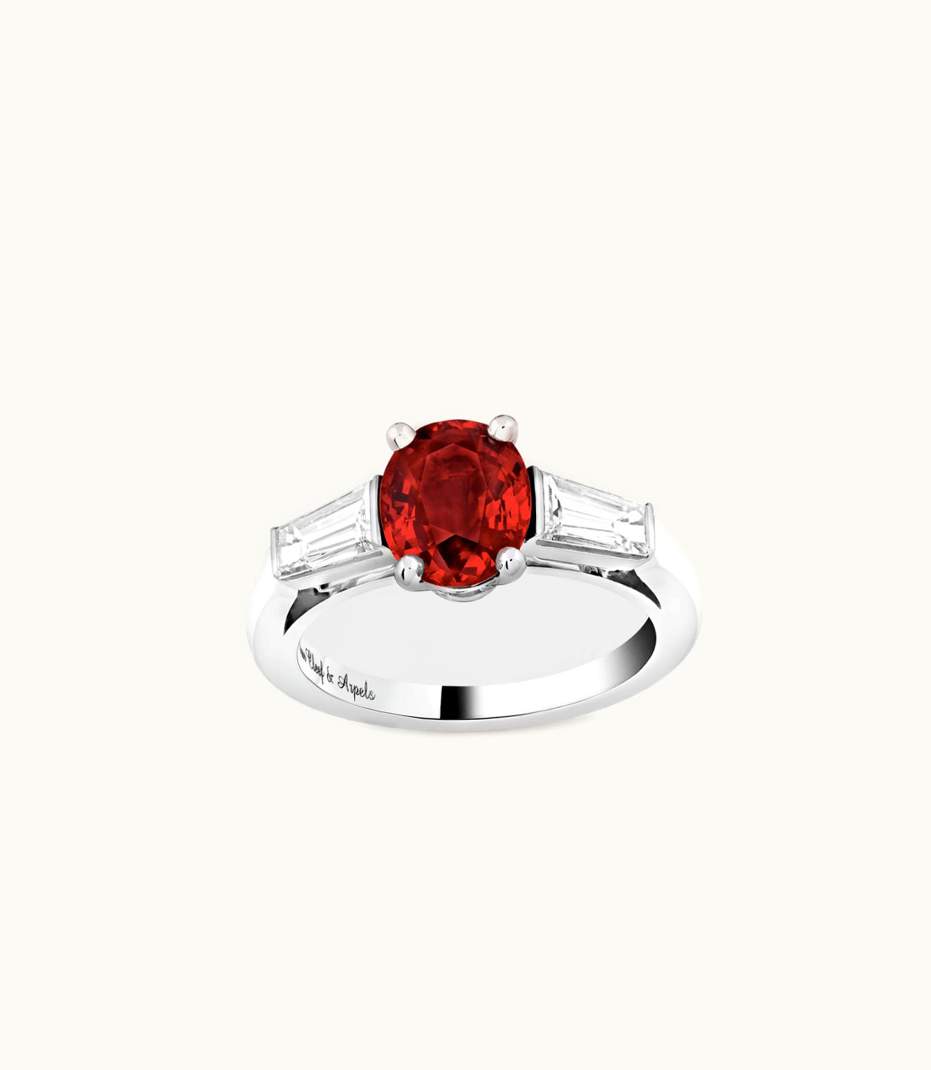 Van Cleef & Arpels Van Cleef & Arpels Sonate Solitaire, 2.14 Ct Unique Solitaires