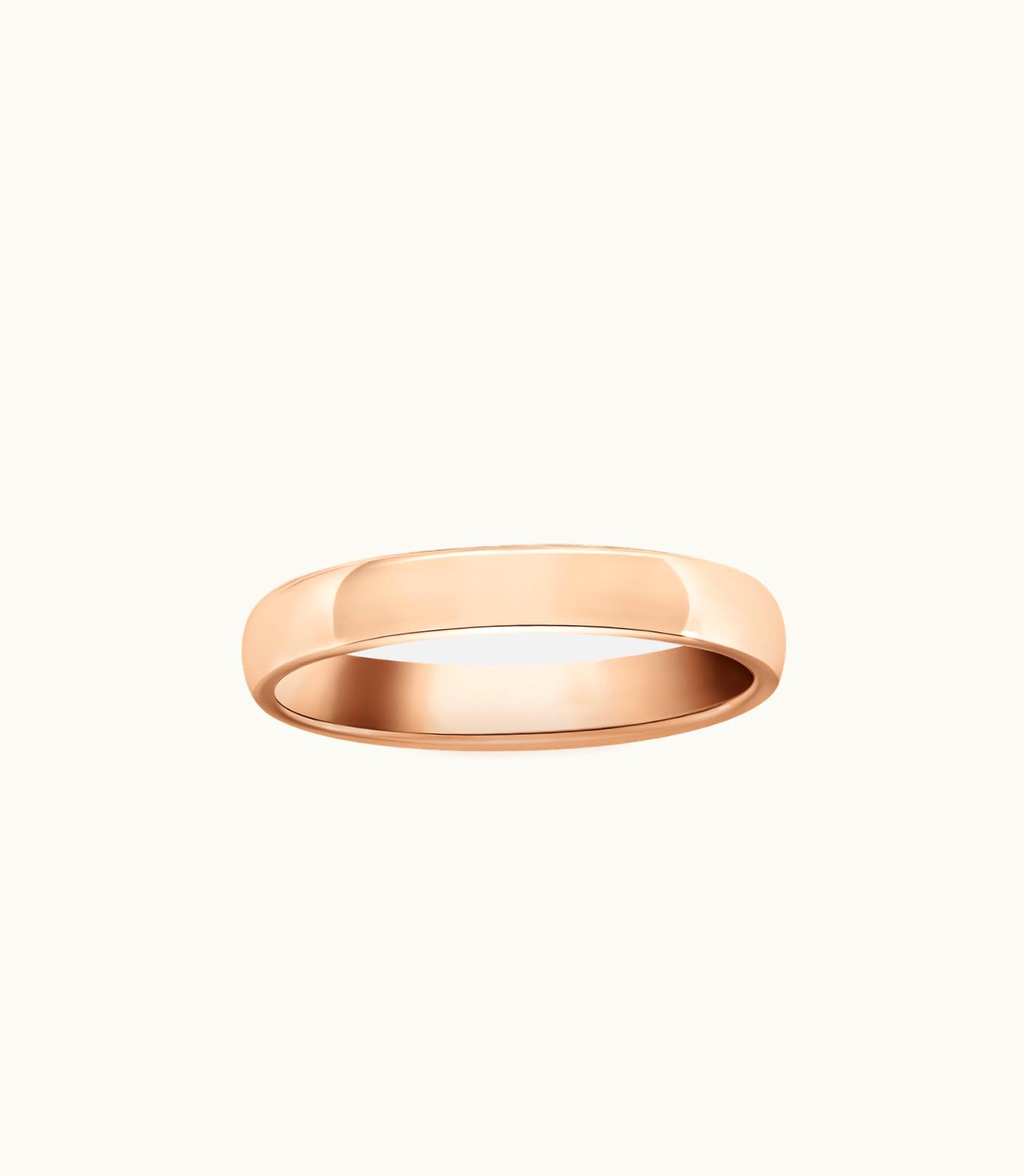 Van Cleef & Arpels Tendrement Wedding Band, 3 Mm, 18k Rose Gold