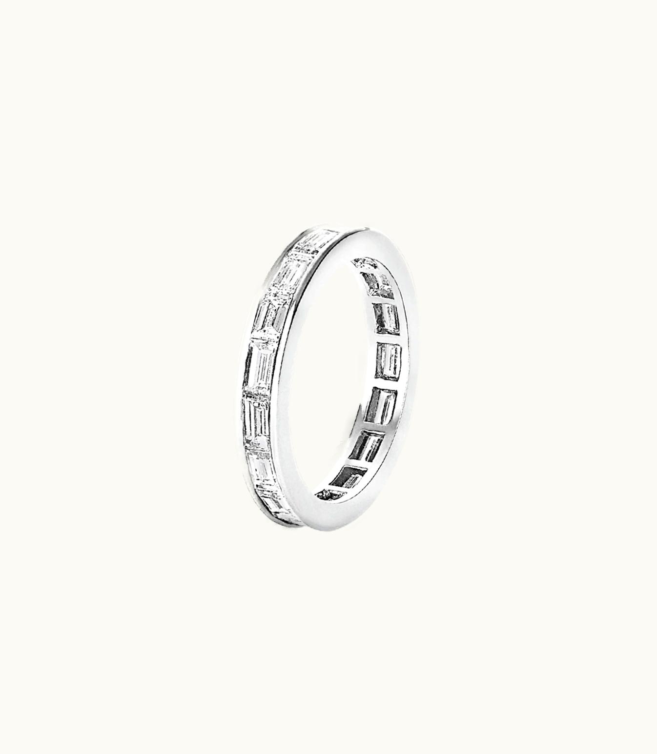 Van Cleef & Arpels Van Cleef & Arpels Romance Wedding Band, Baguette-Cut Model Wedding Bands