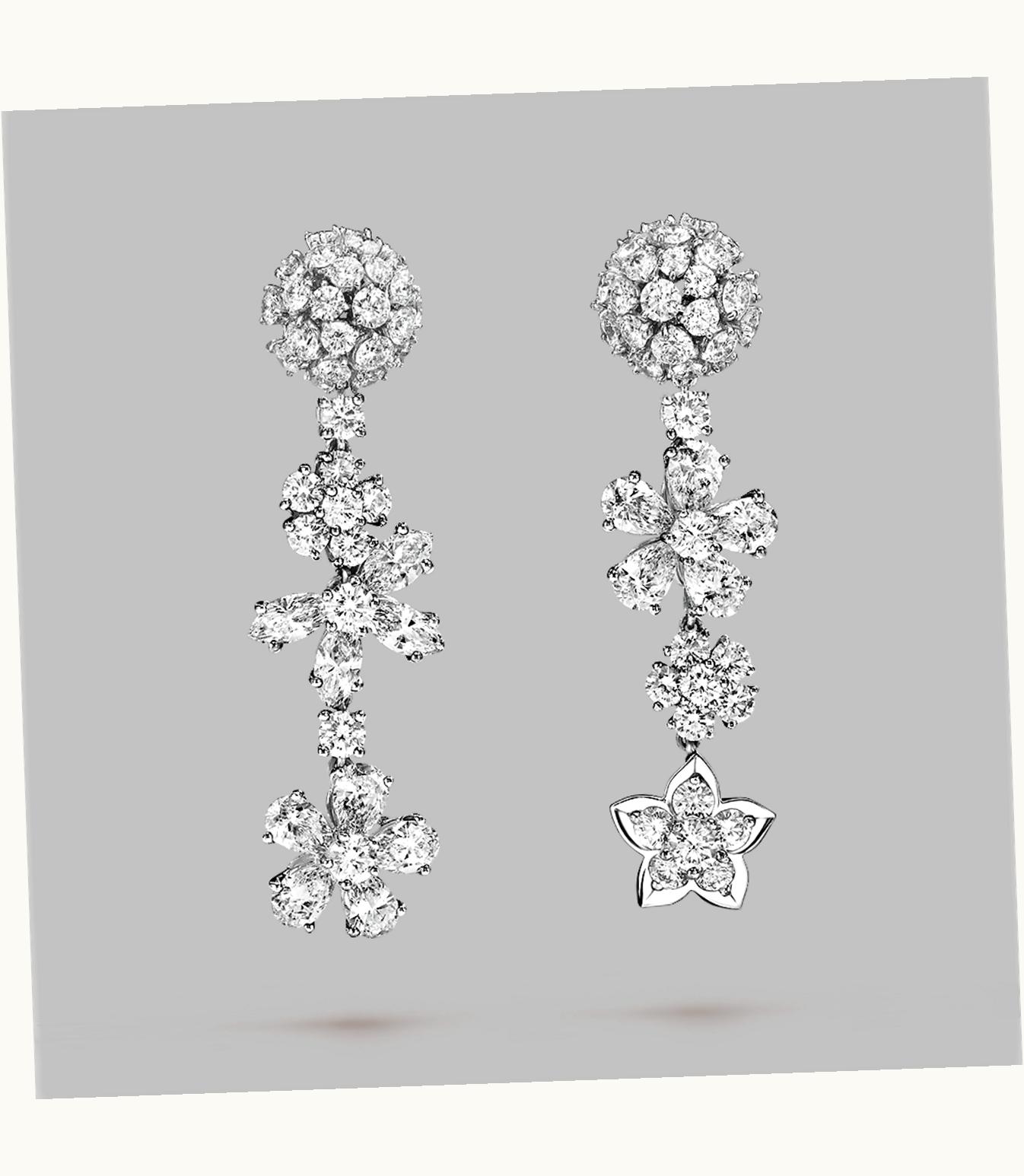 Van Cleef & Arpels Van Cleef & Arpels Folie Des Prés Earrings White Diamond High Jewelry