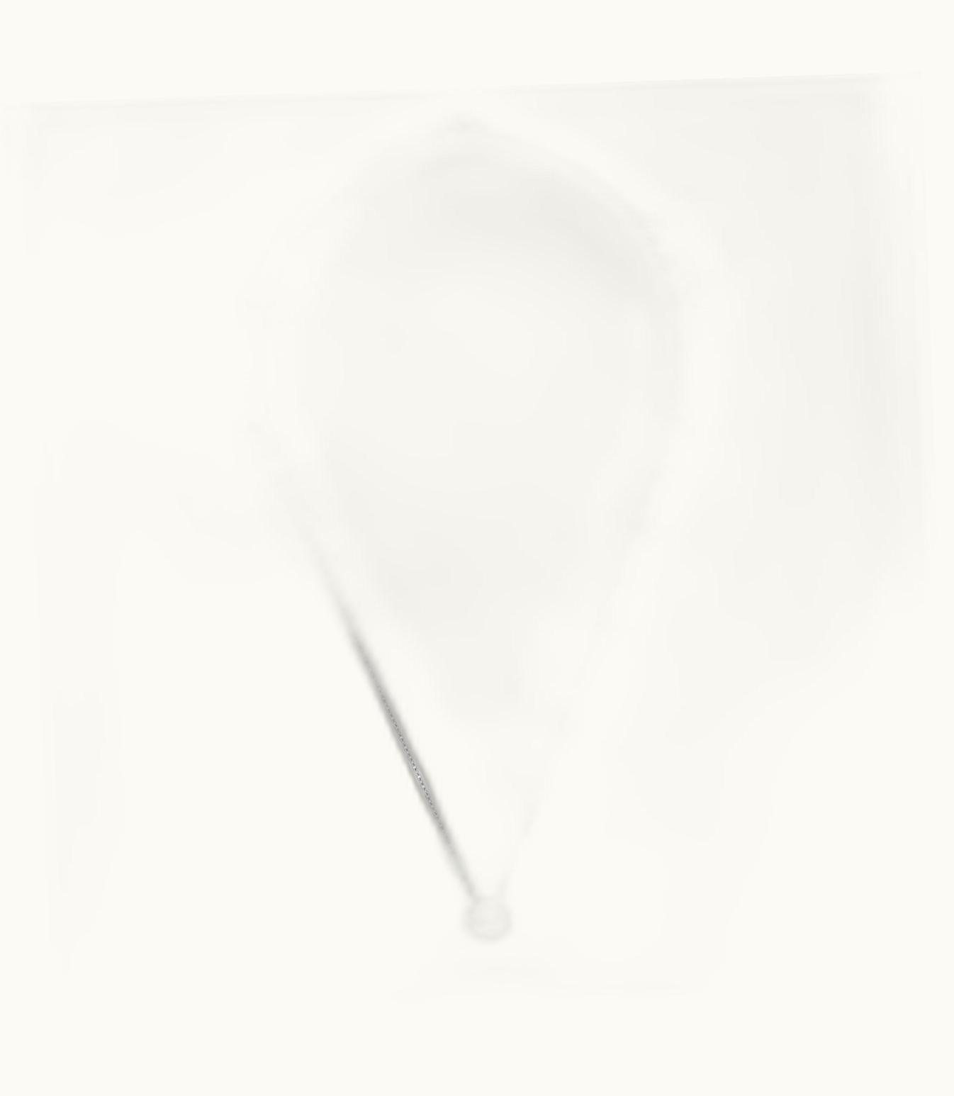 Van Cleef & Arpels Perlée Diamonds Pendant, Rhodium Plated 18k White Gold, Diamonds