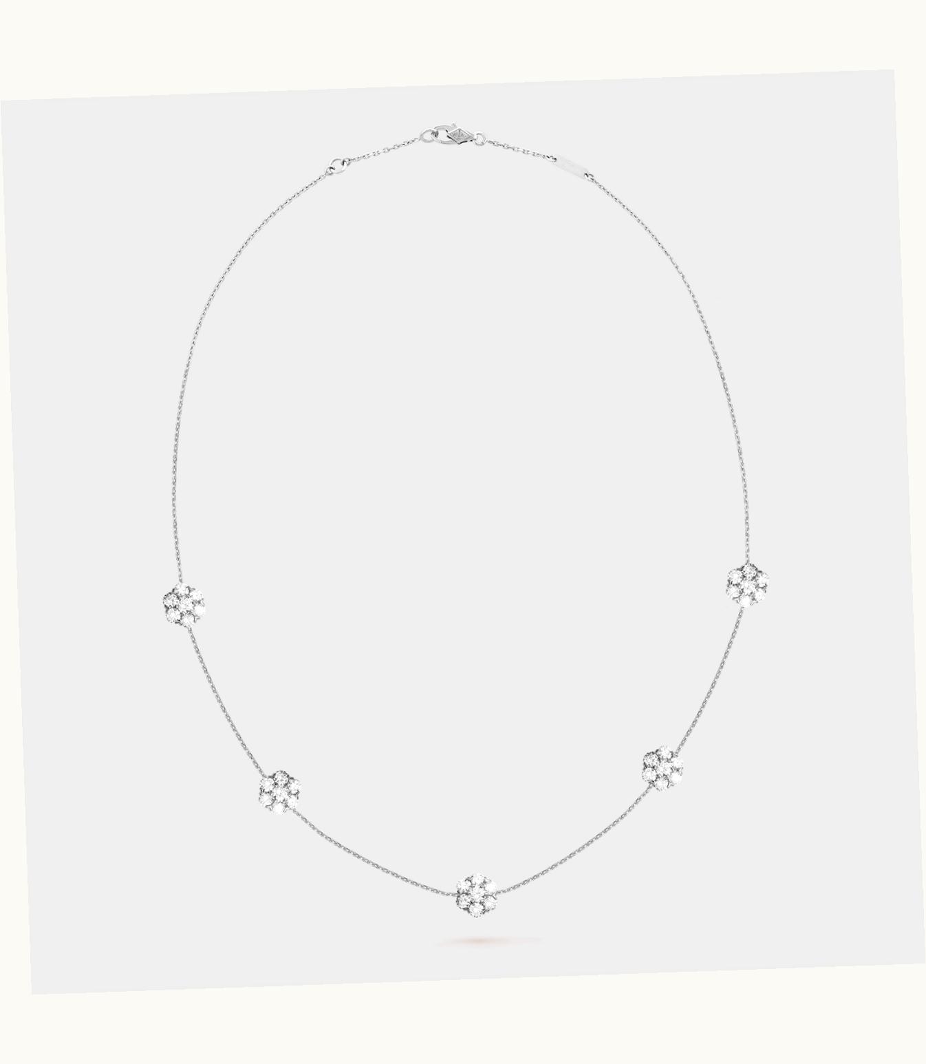 Van Cleef & Arpels Van Cleef & Arpels Fleurette Necklace, 5 Flowers, Large Model Flora