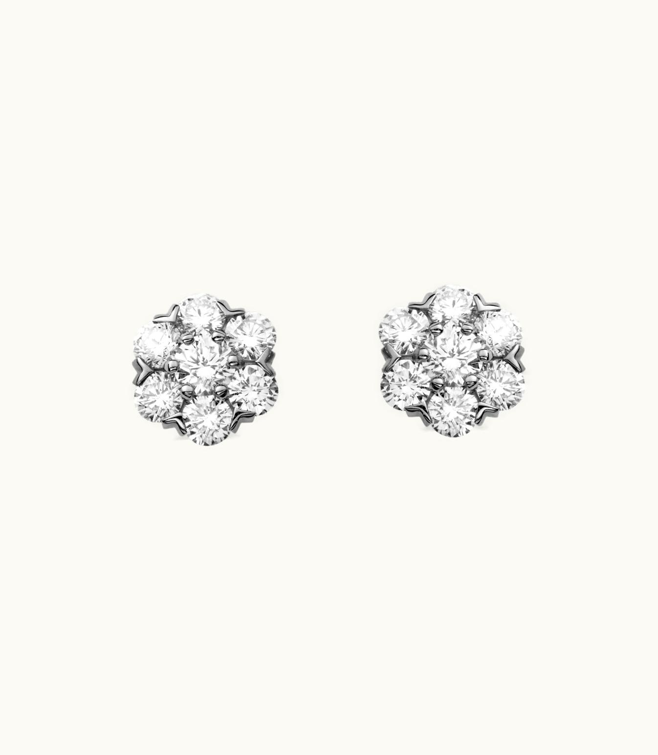 Van Cleef & Arpels Van Cleef & Arpels Fleurette Earrings, Large Model Flora