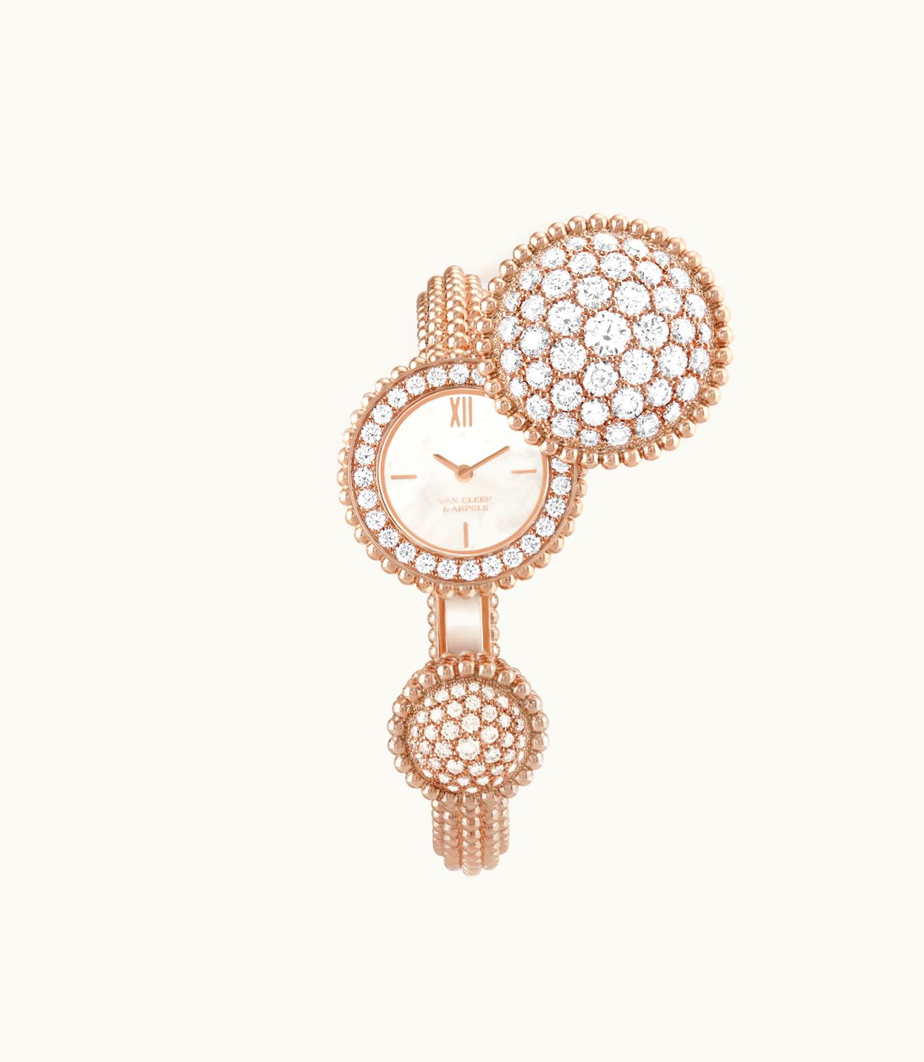 Van Cleef & Arpels Van Cleef & Arpels Perlée Toi & Moi Watch, Medium Model Perlée™