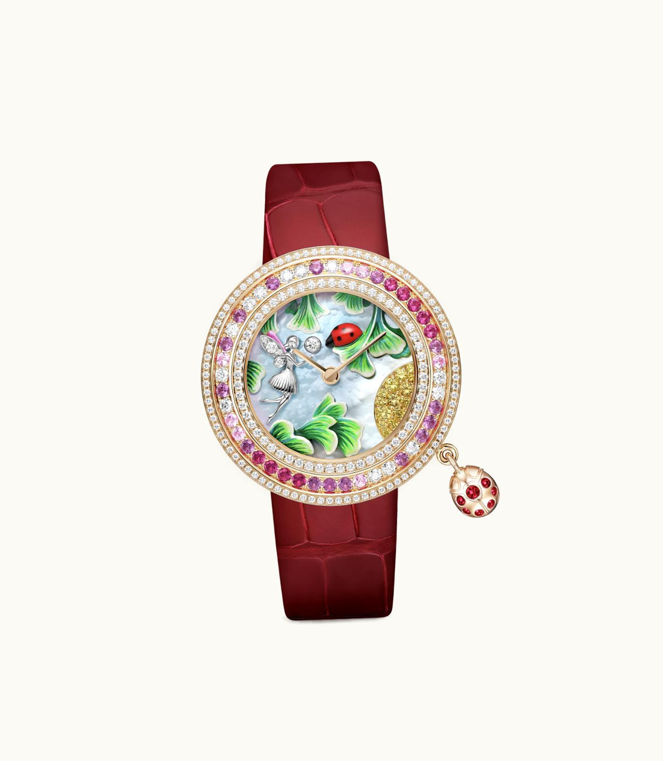 Van Cleef & Arpels Van Cleef & Arpels Charms Coccinelle Féerique Watch Extraordinary Dials™