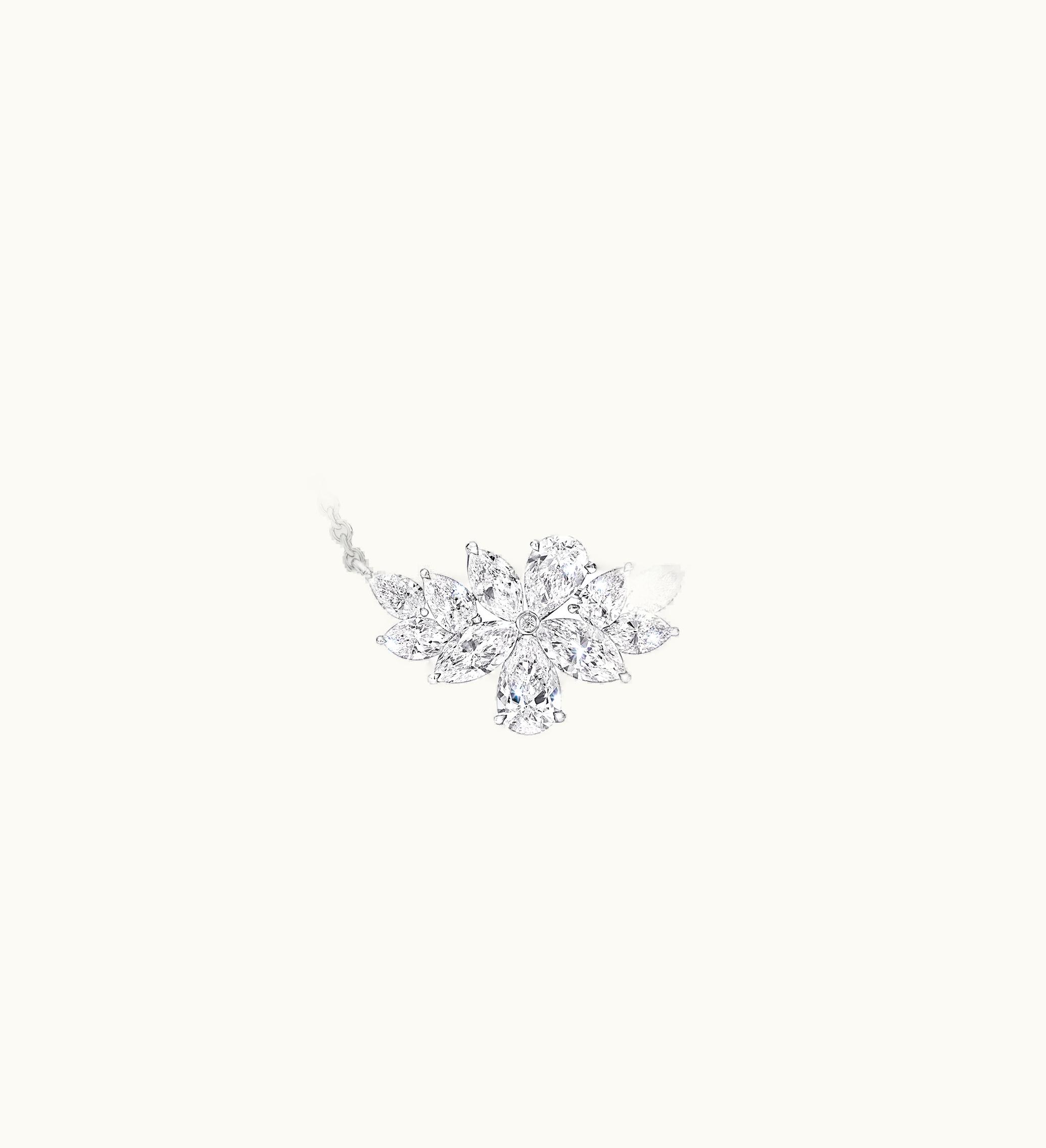 Graff Graff Pear Shape And Marquise Cut Diamond Pendant